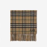  Khăn Burberry Reversible Check Cashmere Scarf 'Linden' 