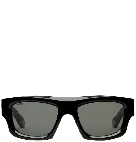  Kính Gucci Rectangular Frame Sunglasses 'Black' 