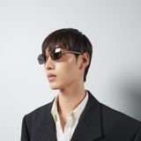  Kính ‎Gucci Rectangular Frame Sunglasses 'Gold' 