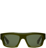  Kính Gucci Rectangular Frame Sunglasses 'Green' 