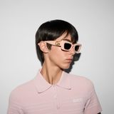  Kính Nữ Gucci Cat-eye Frame Sunglasses 'Pink' 