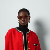  Kính Nữ Gucci Cat-eye Sunglasses 'Briar-root' 