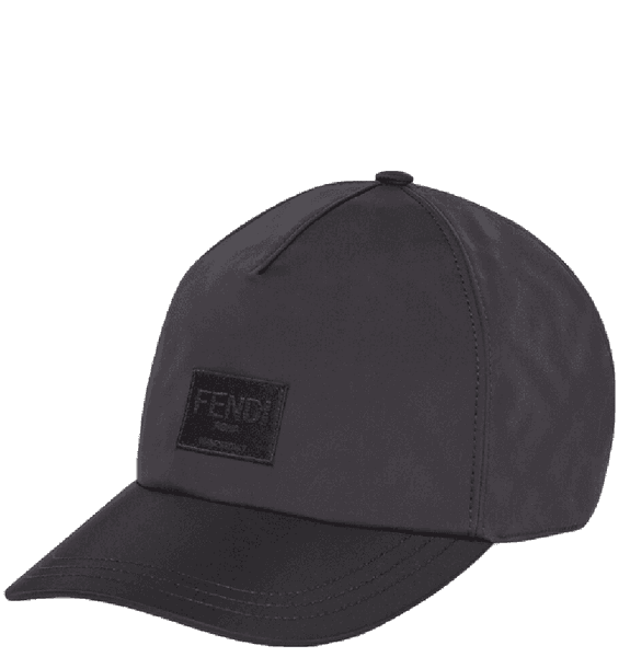  Mũ Nam Fendi Baseball Cap In Black Cotton 'Black' 