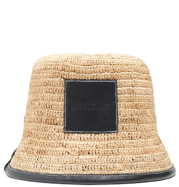  Mũ Nữ Jacquemus Soli Bucket Hat 'Natural Black' 