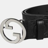  Thắt Lưng Nam Gucci Blondie Wide Belt 'Black' 