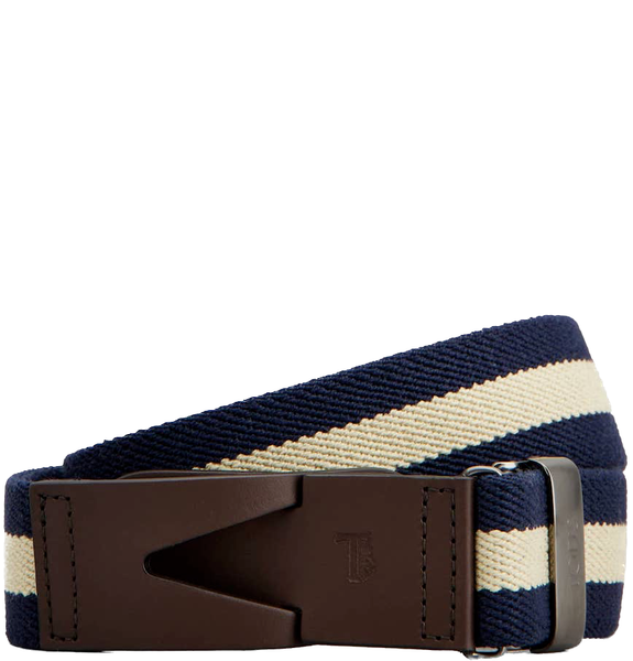  Thắt Lưng Nam Tod's Belt Canvas Leather 'Blue Beige' 