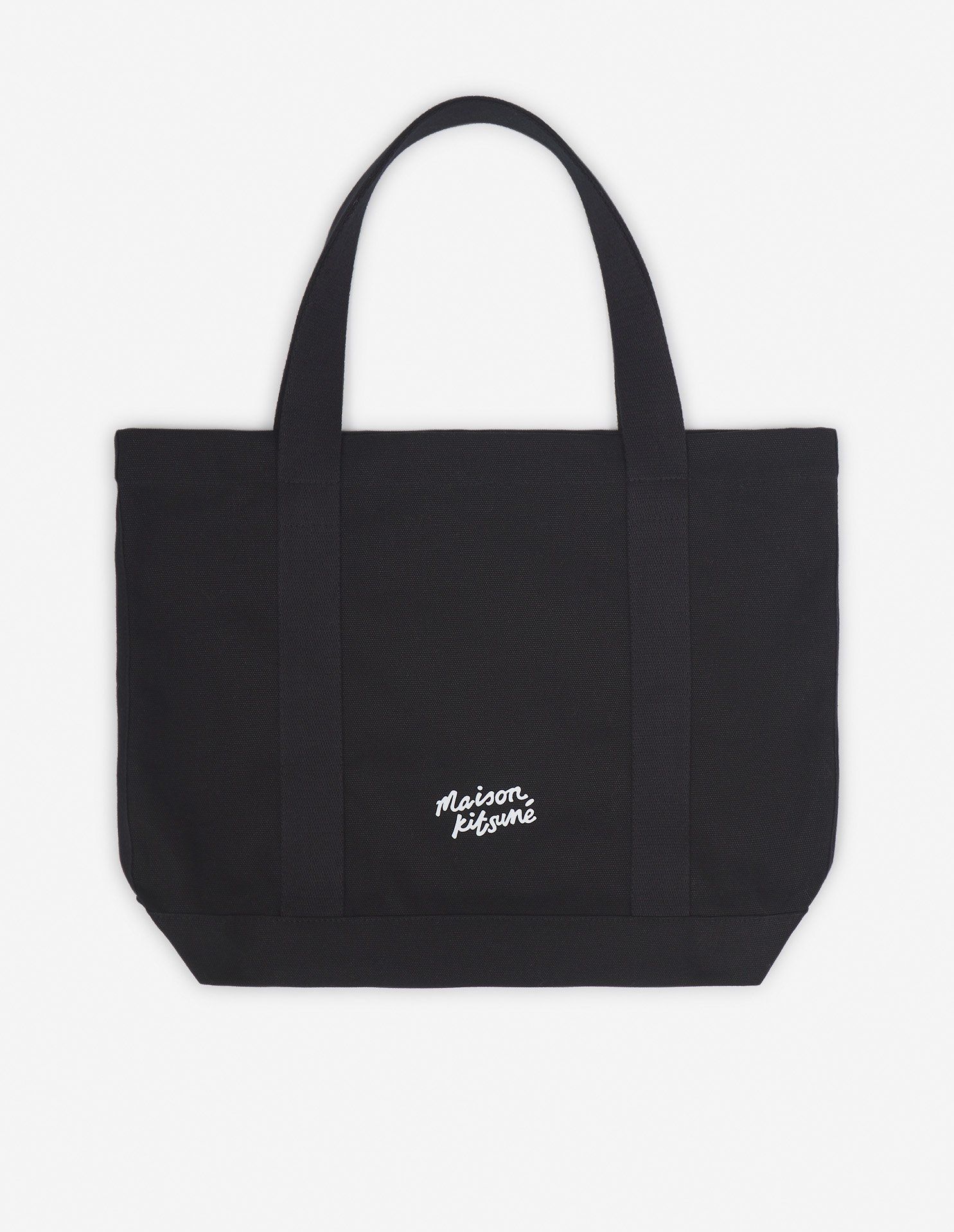  Túi Maison Kitsune Fox Head Tote Bag 'Black' 