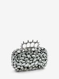  Túi Nữ Alexander McQueen Knuckle Clutch 'Black' 