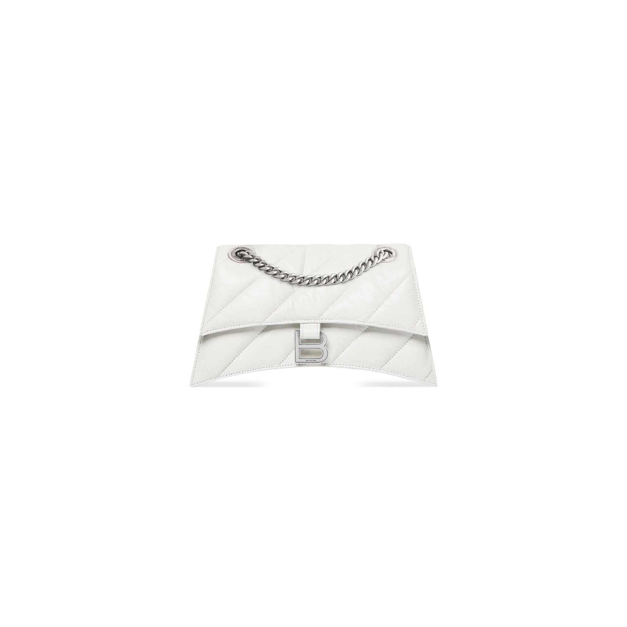  Túi Nữ Balenciaga Crush Small Chain Bag 'White' 