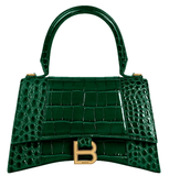  Túi Nữ Balenciaga Hourglass Small Handbag 'Green' 