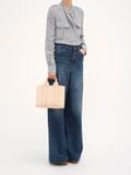  Túi Nữ Chloe Small Woody Tote Bag 'Cement Pink' 