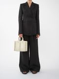  Túi Nữ Chloe Small Woody Tote Bag 'Misty Ivory' 