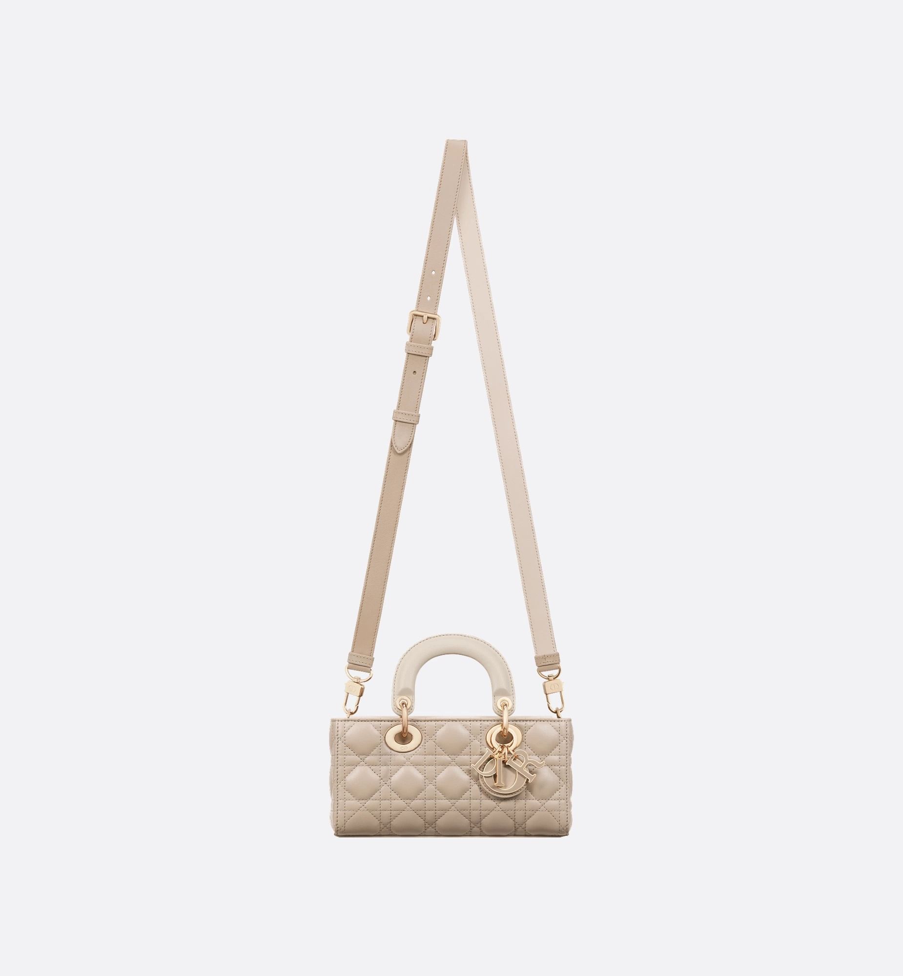 Túi Nữ Dior Small Lady D-Joy Bag 'Light Biscuit' 