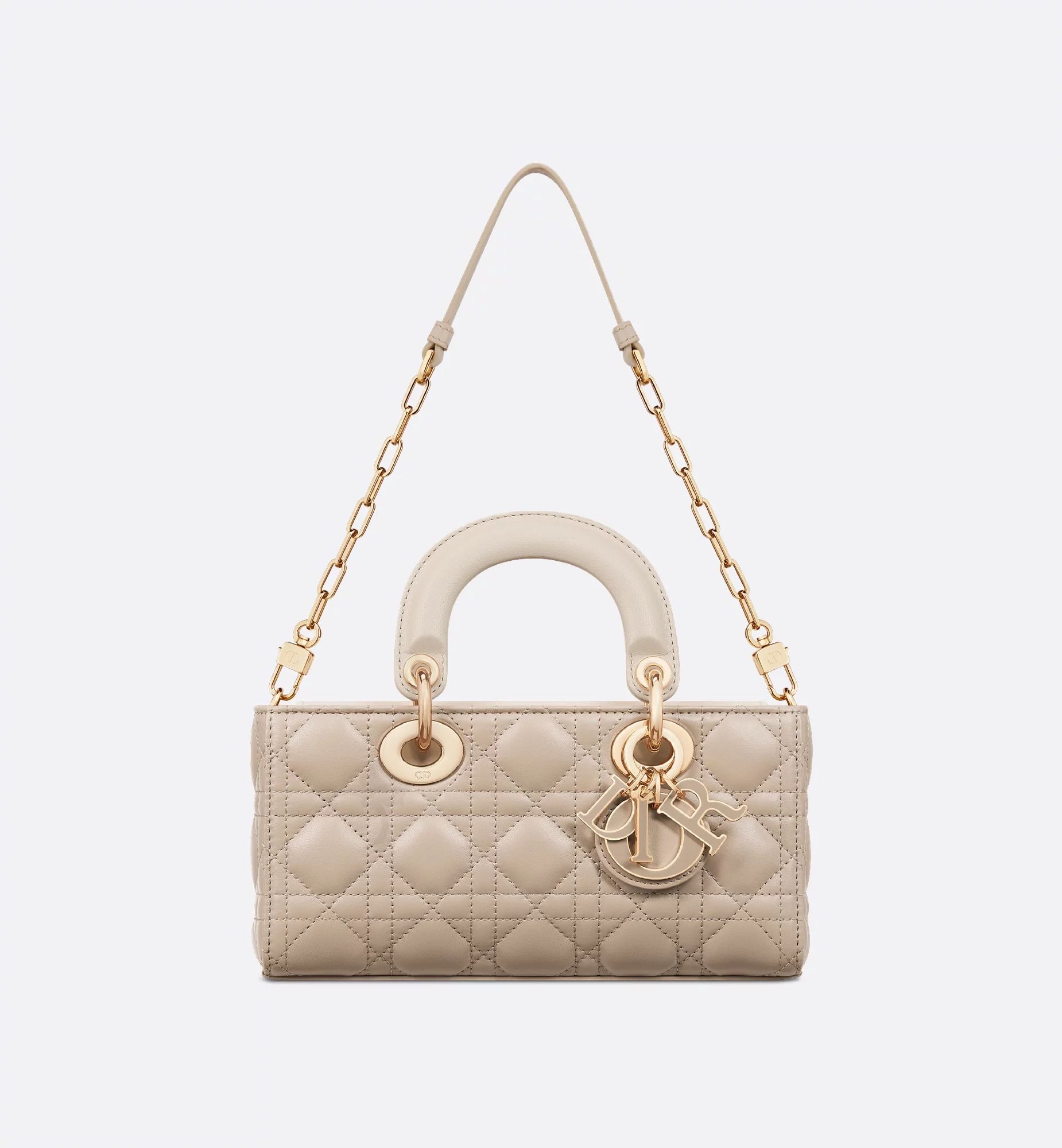  Túi Nữ Dior Small Lady D-Joy Bag 'Light Biscuit' 