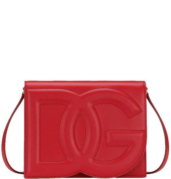  Túi Nữ Dolce & Gabbana DG Logo Crossbody Bag 'Red' 