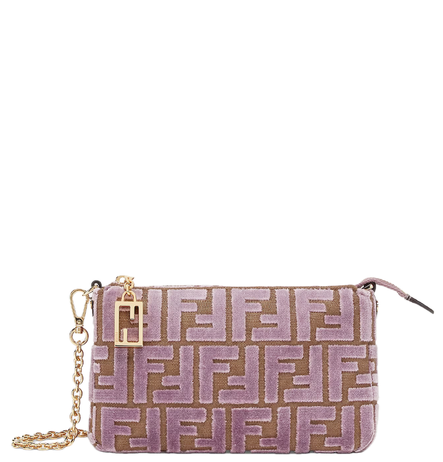  Túi Nữ Fendi Baguette Pouch Jacquard Pouch 'Pink' 