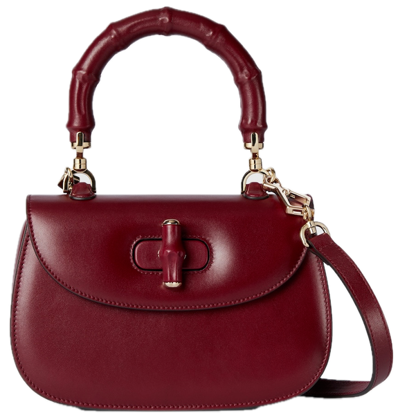 Túi Nữ Gucci Bamboo 1947 Small Handle Bag 'Red' 