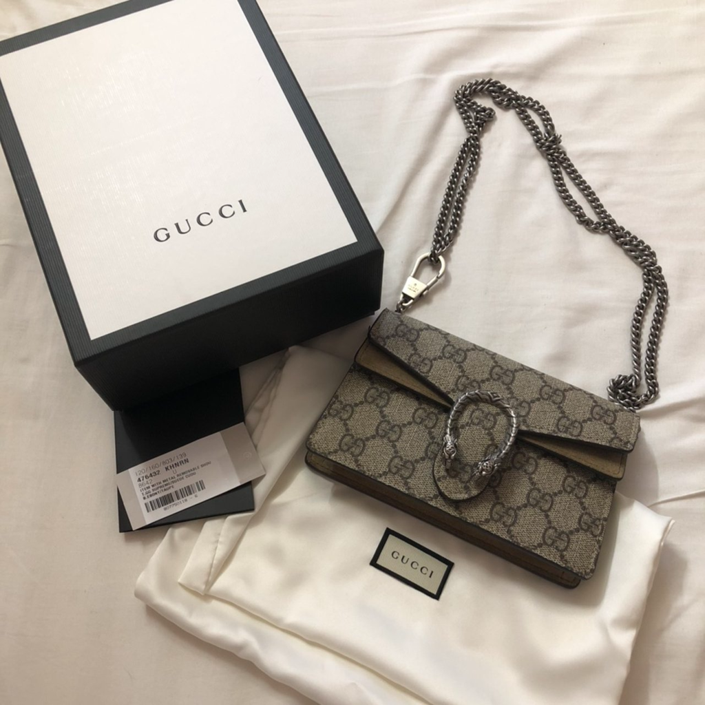 Túi Nữ Gucci Dionysus Super Mini Bag 'Beige' 476432-KHNRN-8642 – LUXITY