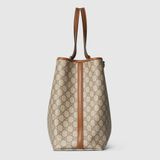  Túi Nữ Gucci GG Emblem Large Tote Bag 'Beige' 