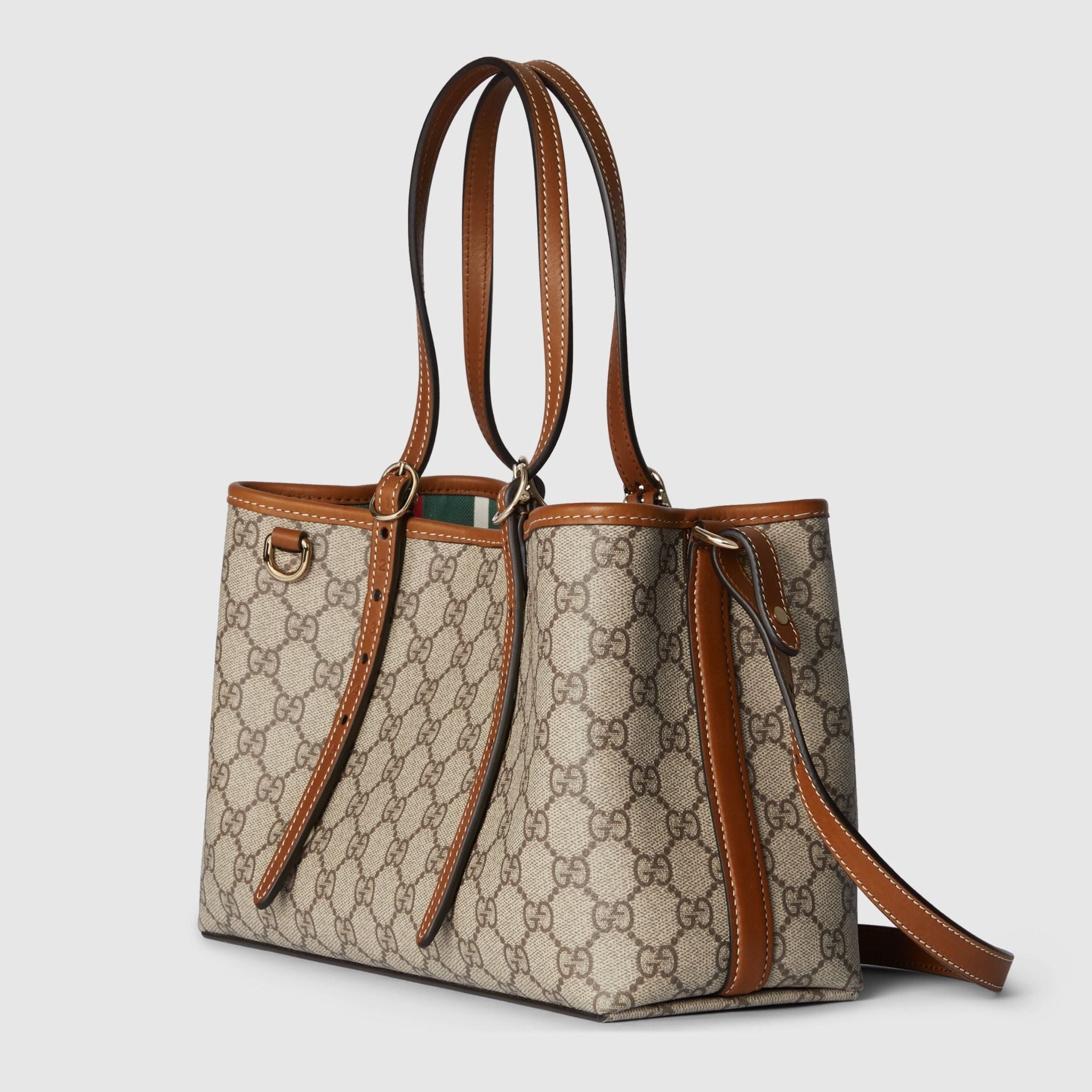  Túi Nữ Gucci GG Emblem Small Tote Bag 'Beige' 