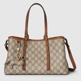  Túi Nữ Gucci GG Emblem Small Tote Bag 'Beige' 