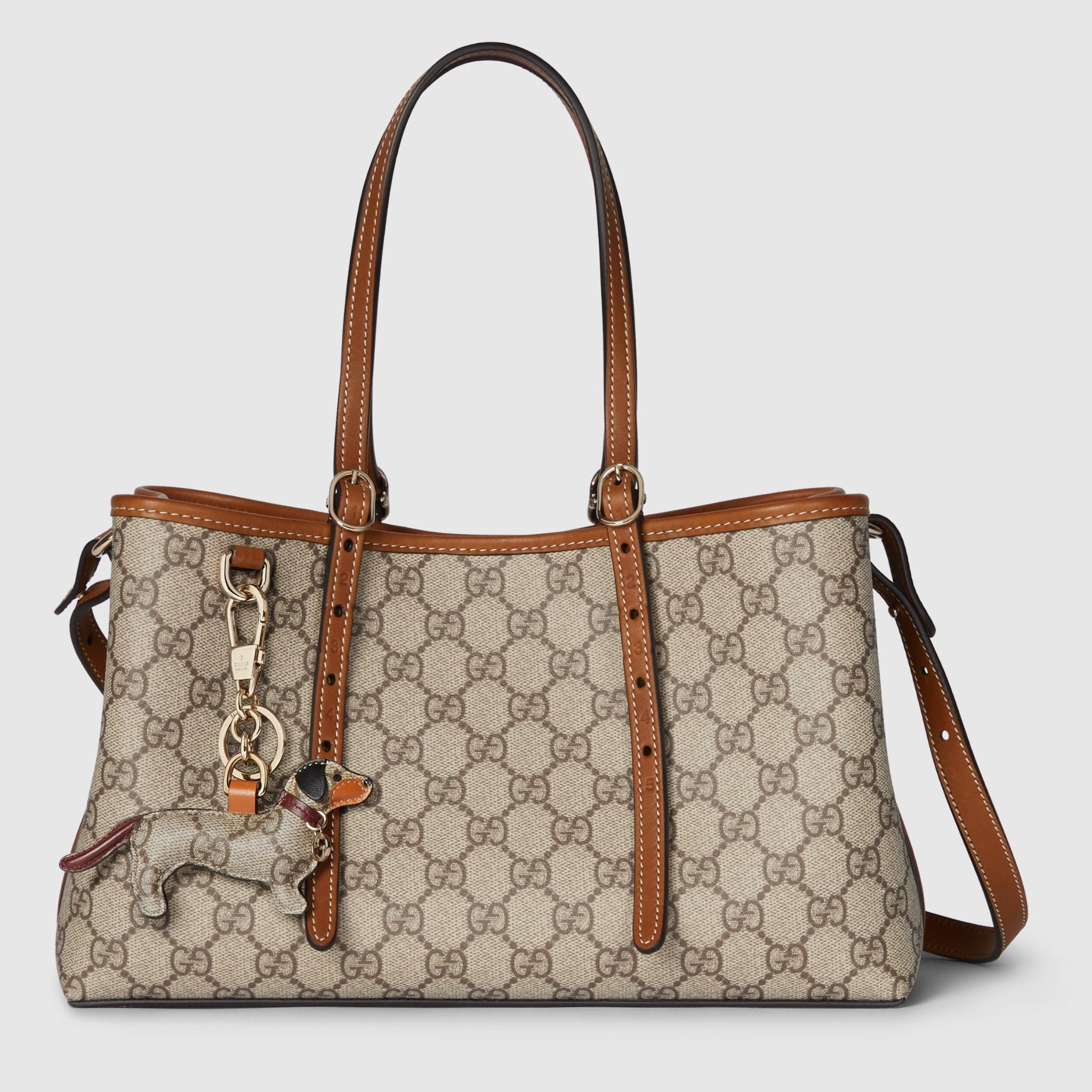  Túi Nữ Gucci GG Emblem Small Tote Bag 'Beige' 