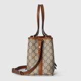  Túi Nữ Gucci GG Emblem Small Tote Bag 'Beige' 