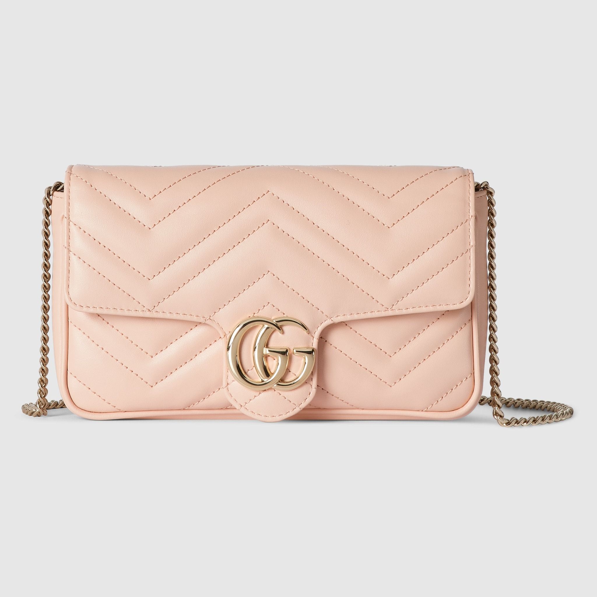  Túi Nữ Gucci GG Marmont Super Mini Bag 'Pink' 