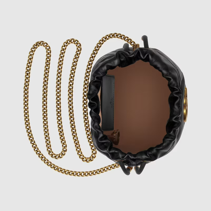  Túi Nữ Gucci Marmont Mini Bucket Bag 'Black' ‎ 