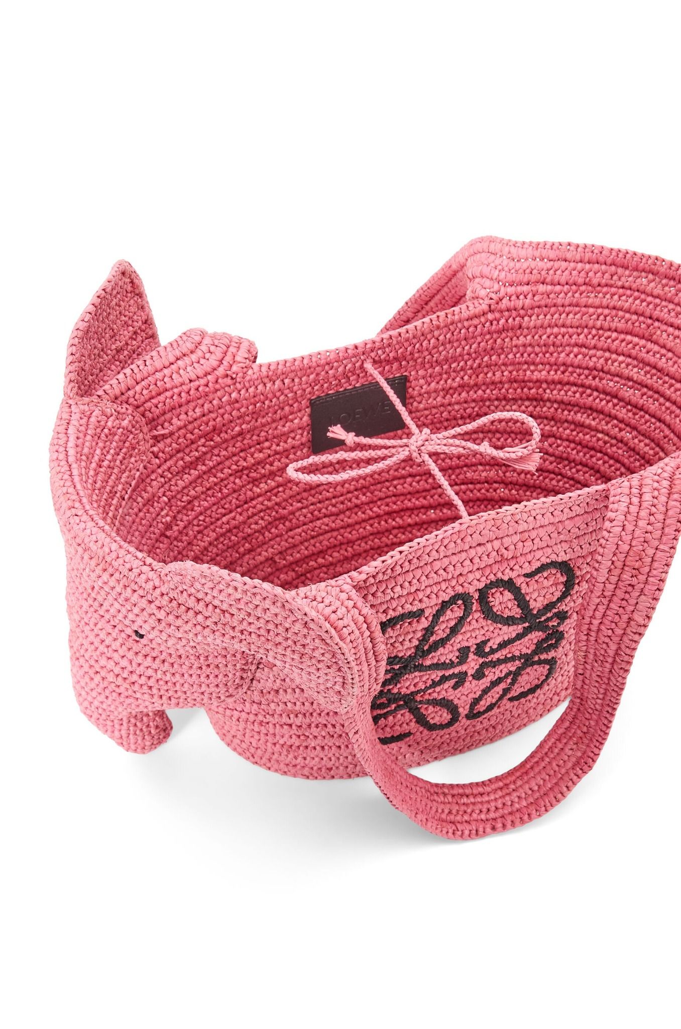  Túi Nữ Loewe Small Elephant Basket Bag 'Sunset Pink' 