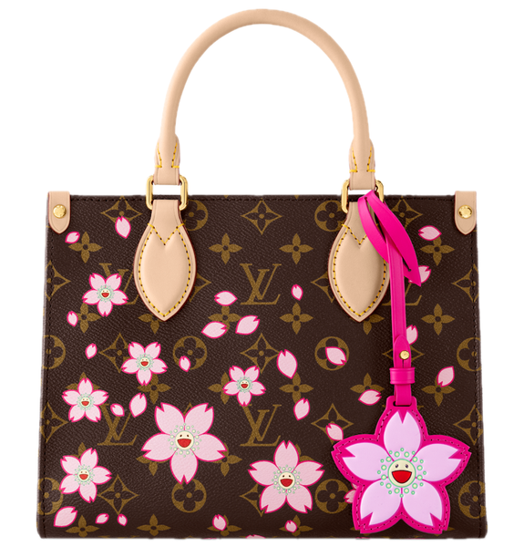  Túi Nữ Louis Vuitton LV x TM OnTheGo PM Bag 'Sakura Brown' 