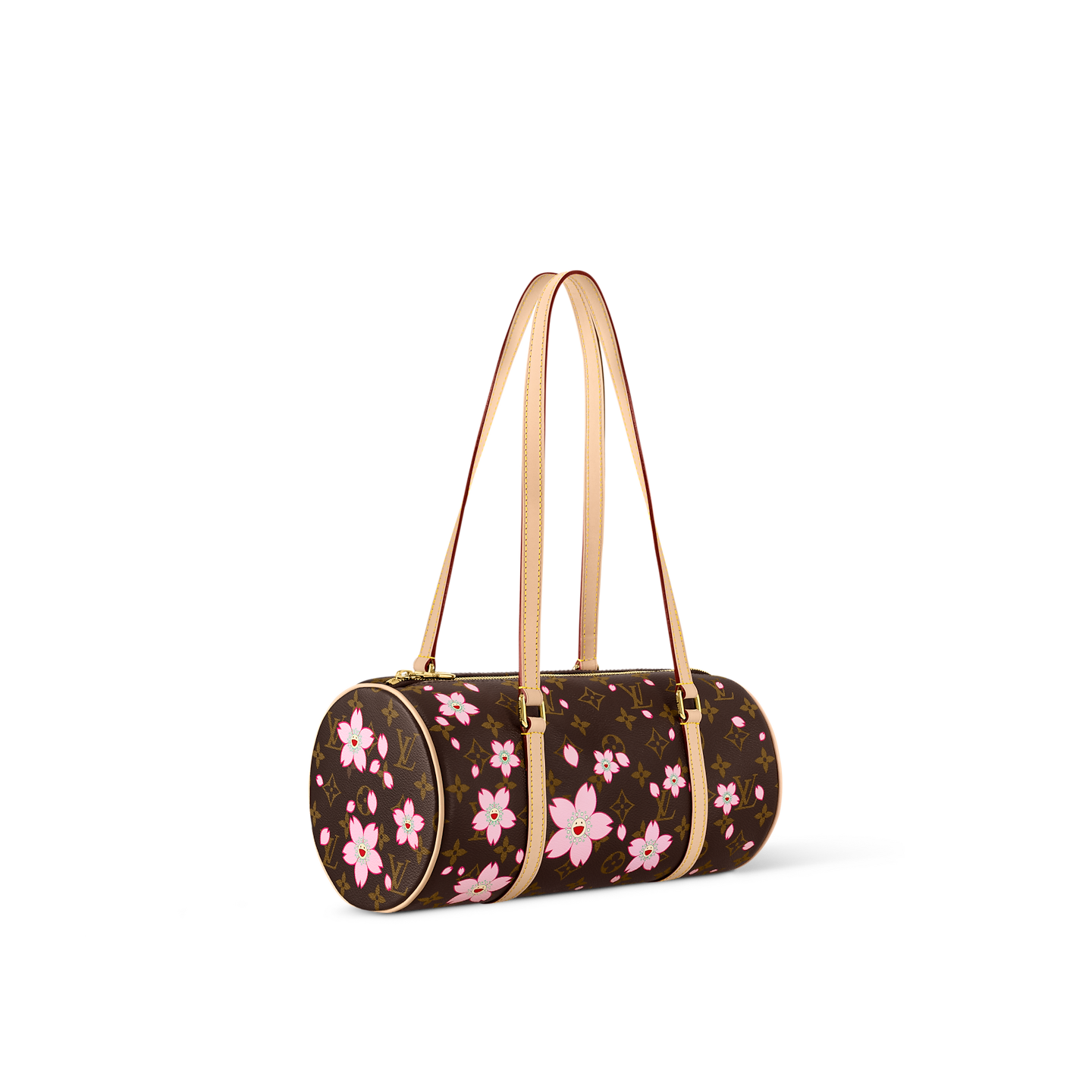  Túi Nữ Louis Vuitton LV x TM Papillon Bag 'Sakura Brown' 