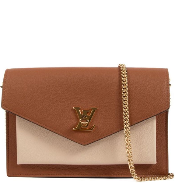  Túi Nữ Louis Vuitton Mylockme Chain Pochette 'Chataigne' 