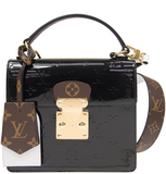 Túi Nữ Louis Vuitton Spring Street Monogram Vernis 'Black' 