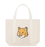  Túi Nữ Maison Kitsune Fox Head Tote Bag 'Beige' 