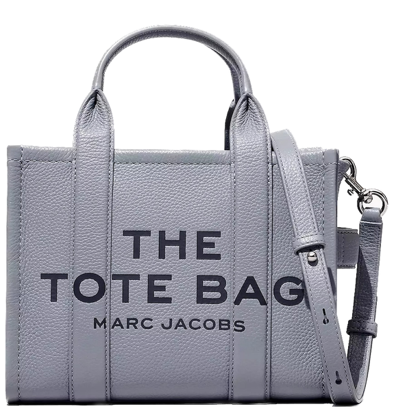  Túi Nữ Marc Jacobs Leather Small Tote Bag 'Wolf Grey' 