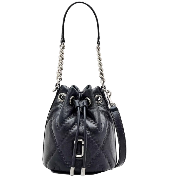  Túi Nữ Marc Jacobs Quilted J Marc Bucket Bag 'Black' 