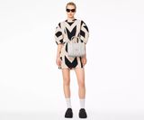  Túi Nữ Marc Jacobs Shiny Crinkle Small Tote 'White' 
