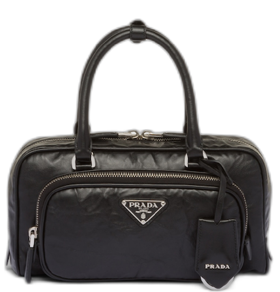  Túi Nữ Prada Antiqued Top-Handle 'Black' 