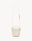  Túi Nữ Saint Laurent Le 37 Mini Leather 'Blanc' 