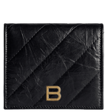  Ví Balenciaga Crush Flap Coin Card Holder 'Black' 