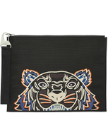 Ví Nam Kenzo Tiger Large Common Clutch 'Black' 