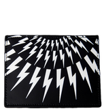  Ví Neil Barrett Thunder Fairisle Cardholder 'Black' 