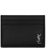  Ví Saint Laurent Tiny Cassandre Card Case 'Black' 