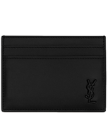  Ví Saint Laurent Tiny Cassandre Card Case 'Black' 