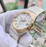  Đồng Hồ Omega Constellation Silver Dial 