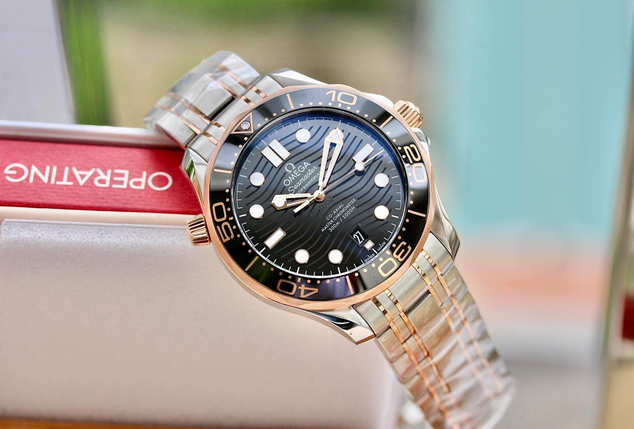  Đồng Hồ Omega Seamaster Automatic Black Dial 