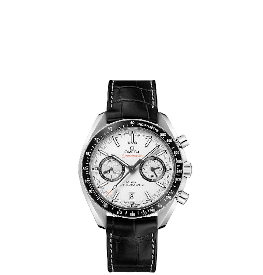  Đồng Hồ Omega Speedmaster Chronograph Automatic White Dial 