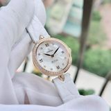  Đồng Hồ Nữ OMEGA De Ville Prestige 'White' Mother of Pearl Dial 