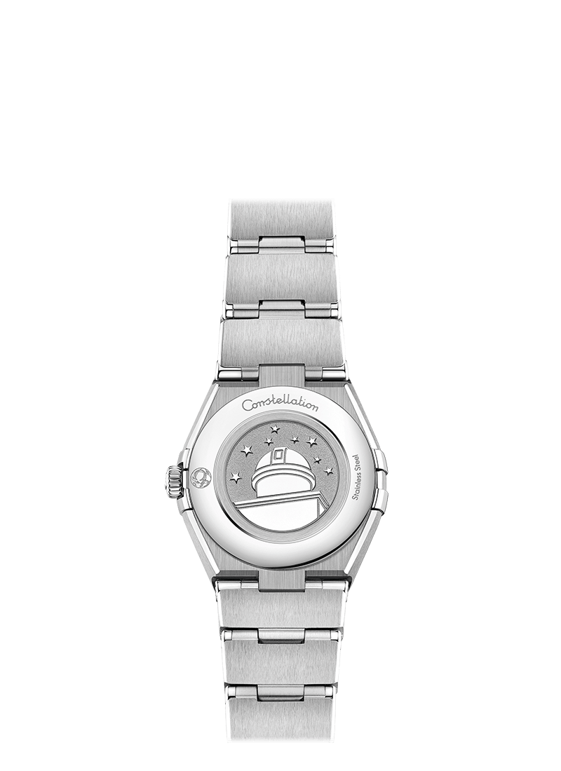  Đồng Hồ Nữ OMEGA Constellation Manhattan Quartz Diamond White Mother of Pearl Dial 